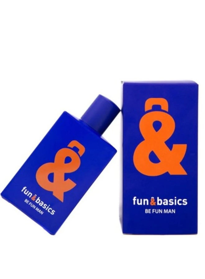 Fun & Basics Be Fun MAN For MEN Eau De Toilette 100ml 3.4 fl oz - Image 1